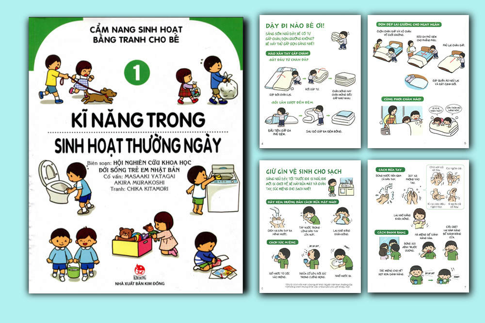 Sách dạy trẻ kỹ năng trong sinh hoạt hàng ngày